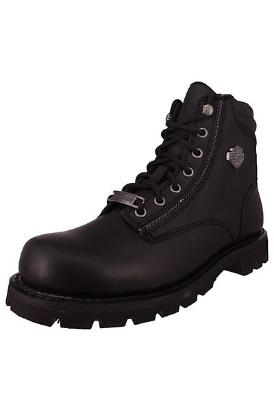 Harley Davidson Herren Bikerboots Stiefelette Clarkson D93862 Schwarz Black Leder/Synthetik