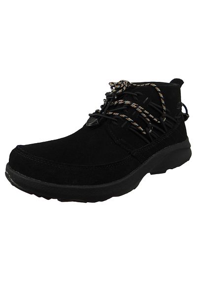 Keen Herren Sportliche Halbschuhe Winterschuhe Uneek Chukka 1026730 Schwarz Black/Black Leder mit KEEN.