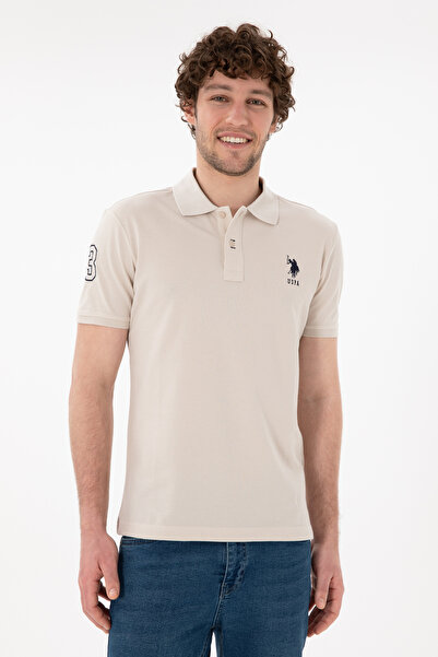 U.S. Polo Assn. Чоловічий футболка Slim Fit з коміром-поло Basic 50305929-VR049
