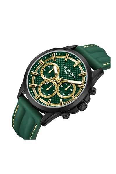 Lee Cooper Men Multi Function Dark Green Dial Watch - LC08048.077