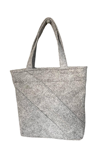 Endüstriyelkesim Çok Amaçlı Kalın Keçe Alışveriş ve Günlük Çanta – Dayanıklı & Şık (41x42 cm)