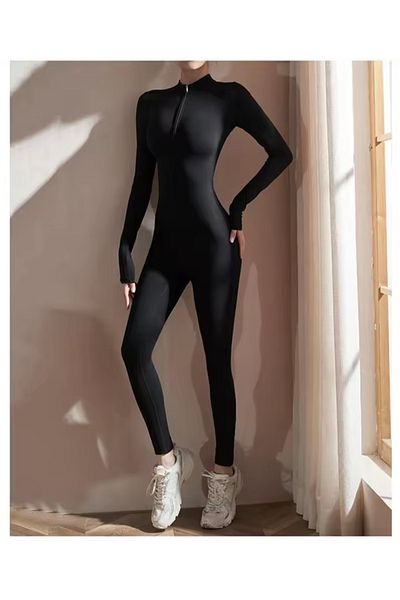 NYC GİYİM TEKSTİL Recuperative Jumpsuit - Ideal for Spring Season and Summer with Chest Zipper
