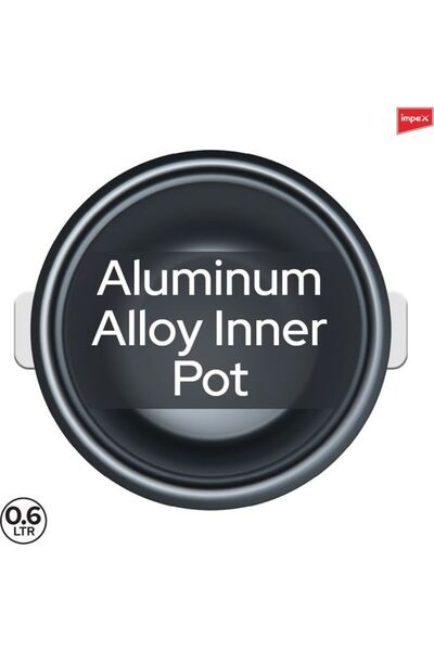 İMPEX Electric Drum Rice Cooker 0.6l 350w- Rc 2805, With Aluminium Inner Pot Kitchen Cooking