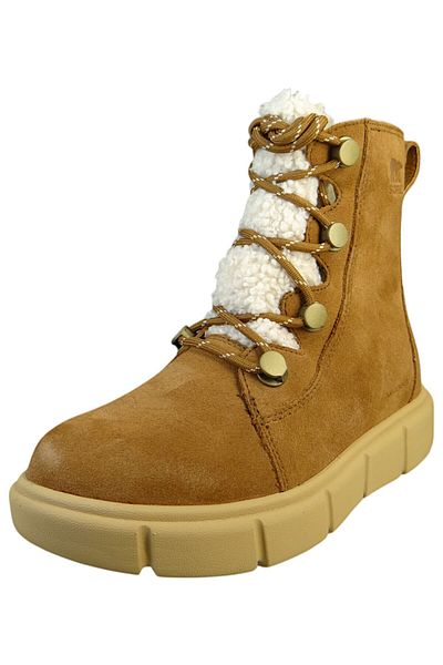 Sorel Damen Stiefelette Winterschuhe Explorer III Joan Cozy WP 2077981 Braun 242 Velvet Tan Wildleder /