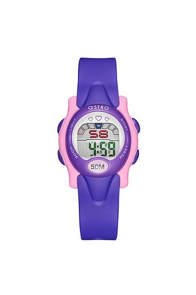 Astro Kids Digital Silver Dial Watch - A23902-PPVS