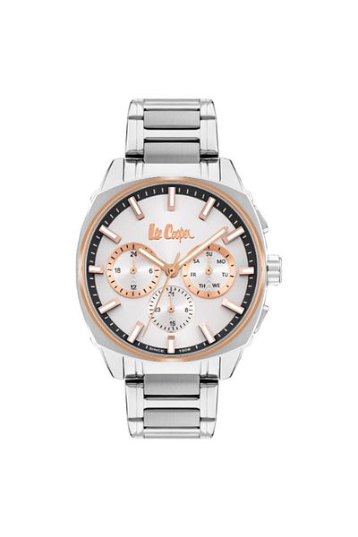 Lee Cooper Lee Cooper Men's Multi Function Silver Dial Watch - LC07925.230