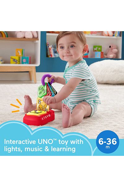 FISHER PRICE Fisher-Price Laugh & Learn Counting Colors UNO, Electronic Learning Toy Ages 6 to 36 Months