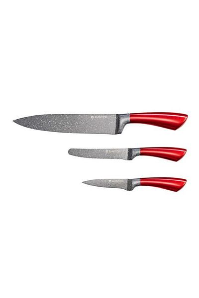 Ambition Knife set, 3 pieces, includes vegetable and fruit knife 11.5cm, Jasper