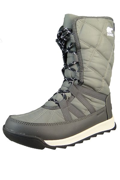 Sorel Damen Stiefel Stiefel Winterschuhe Whitney II Tall Lace WP 1921351 Grau 052 Quarry mit Geformter G