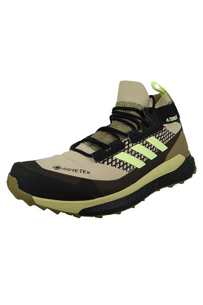 adidas Herren Halbschuhe Halbschuhe Wanderschuhe Terrex Free Hiker GTX FX4509 Beige Savanna / Hi-Res Yello