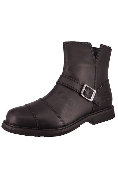 Harley Davidson Herren Bikerboots Stiefelette Proctor 6" Buckle D96285 Schwarz Black Leder