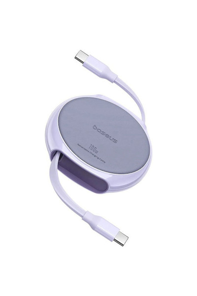 Baseus كابل بيانات شحن سريع Free2Draw من سلسلة Pathfinder من النوع C إلى النوع C - 100 واط - بنفسجي