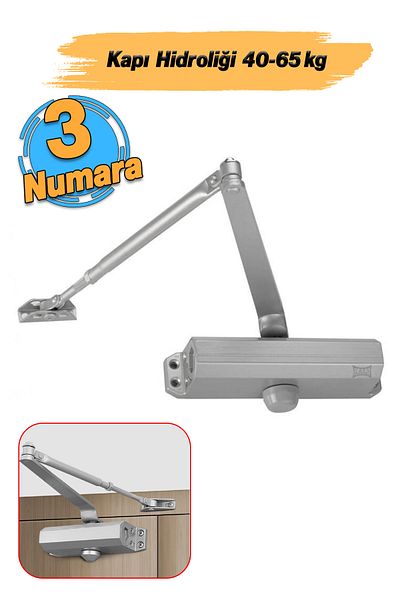 Badem10 Oprire automată reglabilă a ușii, lichid de încetinire a ușii din oțel 40-65 kg