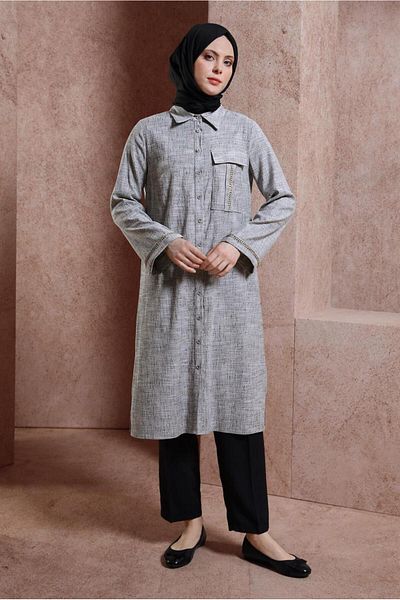 Alvina SHIRT COLLAR TUNIC 44480