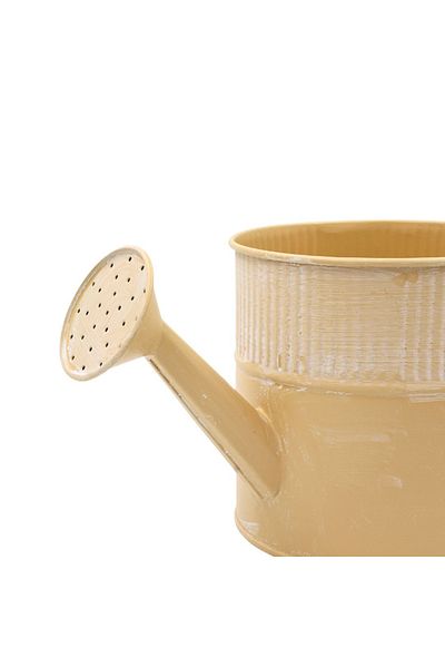 Koopman Ghiveci metalic stropitoare 13x25cm crem