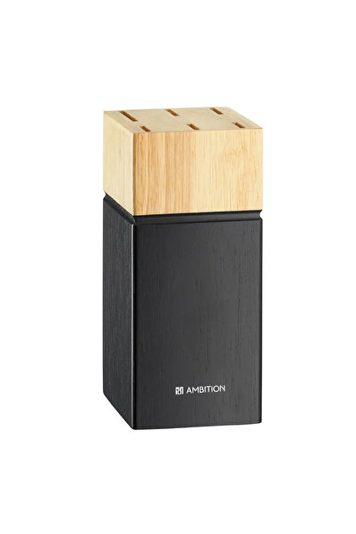 Ambition Knife set, 7 pieces, black wooden block, Magnat