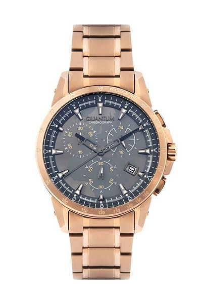 Quantum Quantum Men Chronograph Grey Dial Watch - TTG859.460