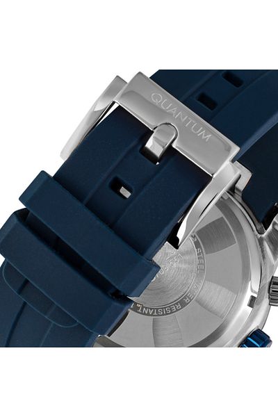 Quantum Quantum Men's Chronograph Dark Blue Dial Watch - PWG560.399