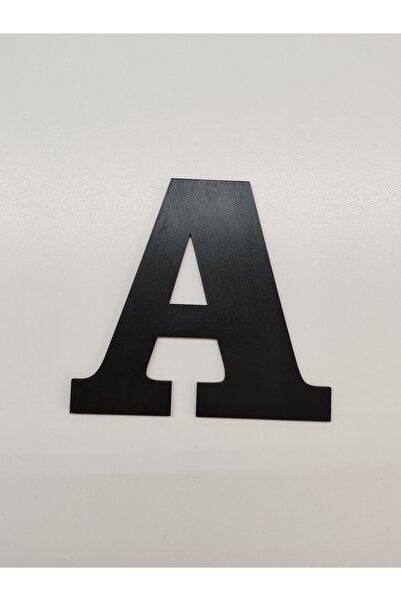 Pleksibu SİYAH 3 MM MDF 15 CM HARF (İSTENİLEN HARF YAPILMAKTADIR)