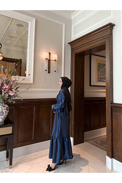 Melike Tatar Tafta Elbise 32-2327