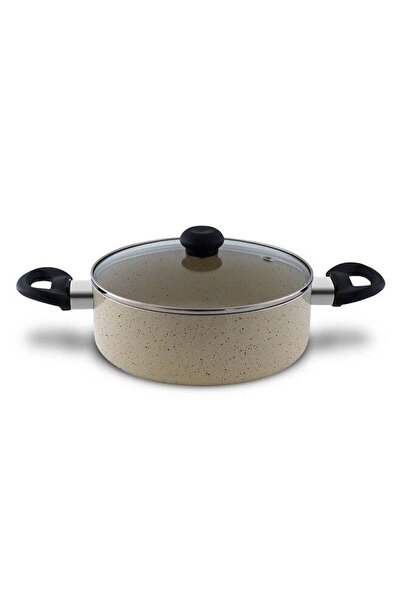 DELICI Non Stick Sauce Pan 24 Cm- Asp24ie, Granite Coating Aluminum Cookware ...