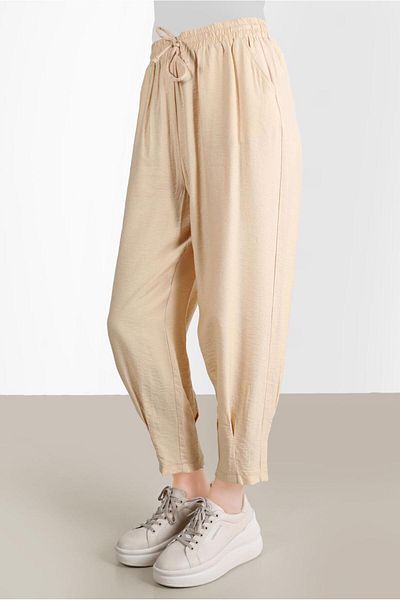 Alvina Model 70381 Pantaloni plisați cu detaliu