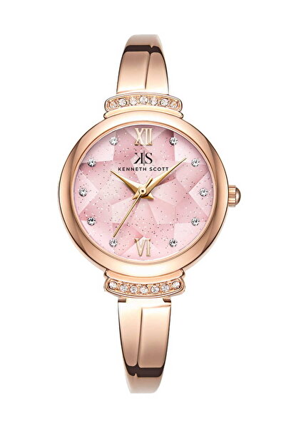 Kenneth Scott Women Analog Pink Dial Watch - K22522-RBKP