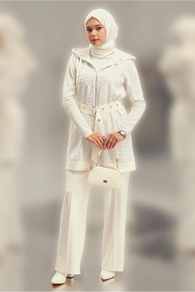 Alvina 45151 Model Vest Tracksuit Set