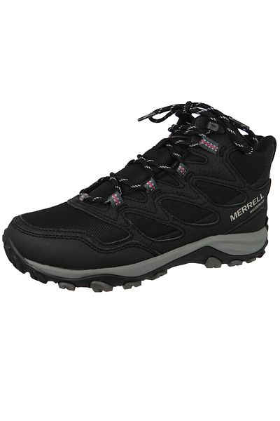 Merrell Damen Sportliche Stiefel Wanderschuhe Winterschuhe West Rim Sport Thermo J036814 Schwarz Black Texti
