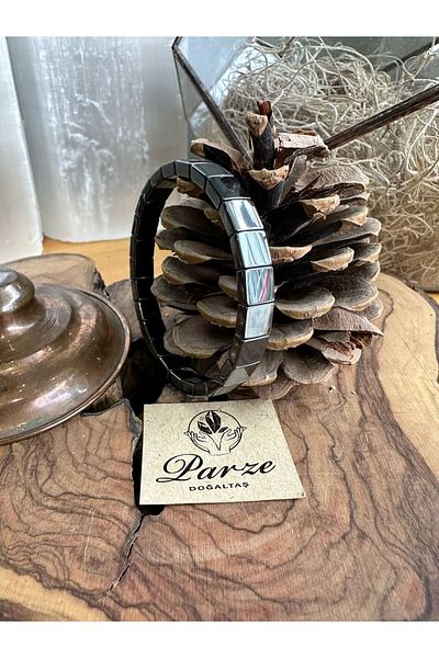 parze doğaltaş Hematite Natural Stone Bracelet