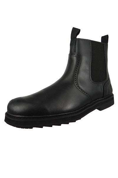 Timberland Squall Canyon Chelsea A297A Herren Stiefelette Sportlich Wanderschuhe Leder Schwarz Black Full Grai