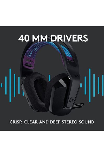 logitech G535 Lightspeed Wireless Gaming Headset - Black