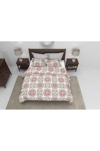 ALCAM Alcam Kantha quilted microfiber quilt, 200 x 220 cm, 250g/sqm