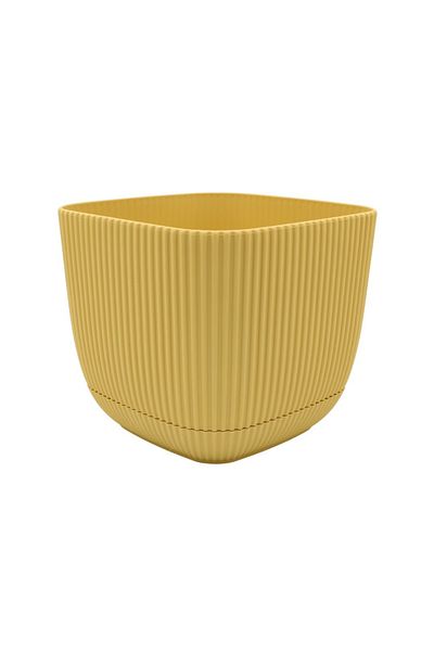 Koopman Ghiveci pentru flori 1800 ml plastic galben ocru