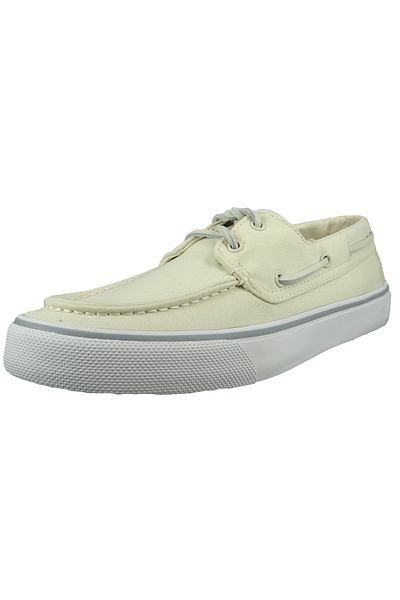 SPERRY Herren Segel-/Bootsschuhe Halbschuhe Bahama II Seacycled STS23979 Creme Ivory Lederimitat/ Textil