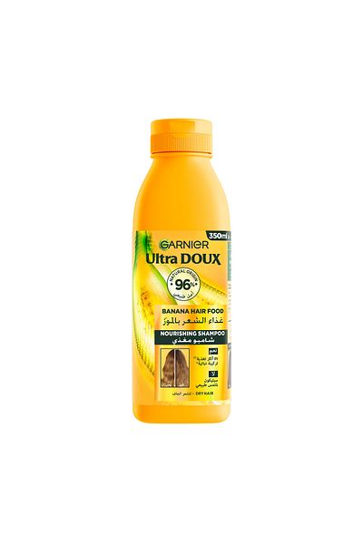 Garnier Ultra Doux Nourishing Banana Hair Food Shampoo for Dry Hair 350ml