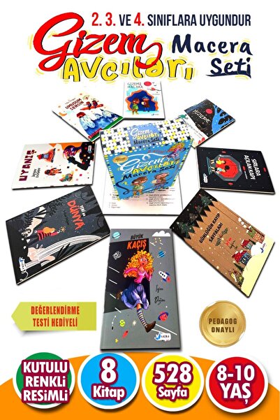 Harika Çocuk Yayınları Gizem Avcıları Macera Seti 2. 3. 4. Sınıflar Için Hika...