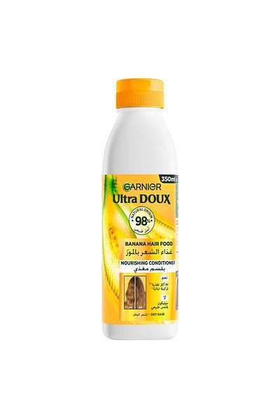 Garnier Ultra Doux Hair Food Nourishing Banana Conditioner For Dry Hair 350ml