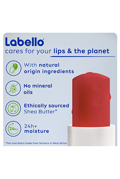LABELLO مرطب شفاه لابيللو للعناية بالشفاه، برائحة الرمان، 4.8 غرام