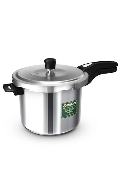 DELICI Pressure Cooker Dripless 5 Litre - Adpc5e, Nib Superior Virgin Aluminium Smart Spillage Control