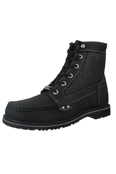 Harley Davidson Davidson Herren Biker Boots D93615 Dowling Freizeitstiefel Schwarz Black