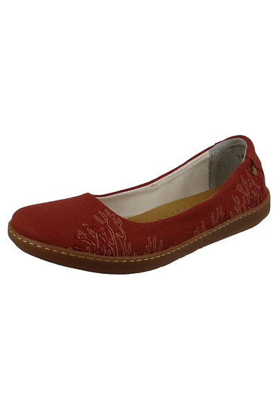 El Naturalista Seaweed Coral Vegane 5600T Damen Ballerina Leinen Orange Carrot