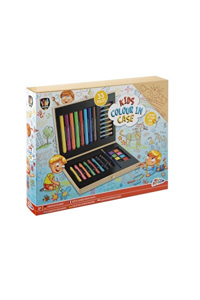 GRAFİX Set desen si pictura 33 piese cu creioane acuarele si carioci