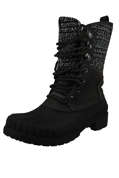 Kamik Damen Winterstiefel Stiefel Winterschuhe Sienna 2 NK2292 Grau CHA Charcoal Leder/Synthetik mit EVA