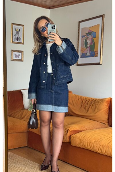 Butik Etekli jean takım