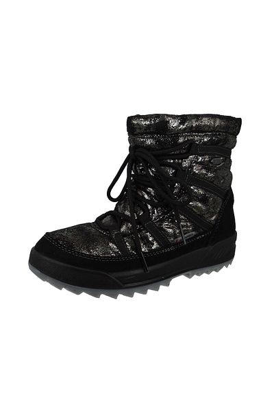 LACKNER Damen Winterstiefel Winterboots 7740 Ella Ls TX Schwarz Black