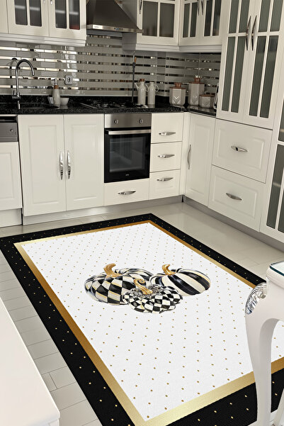 YTR HOME Dijital Baskı Yıkanabilir  Kolay Temizleni Leke Tutmaz Kaymaz Taban ...