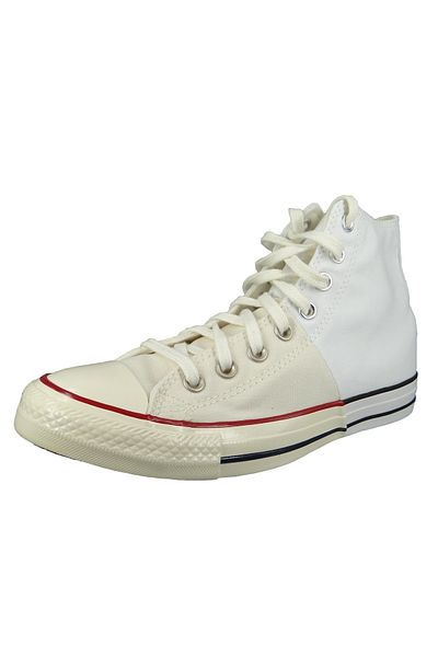 converse Chuck Taylor All Star HI - Weiß/Weiß/Grau