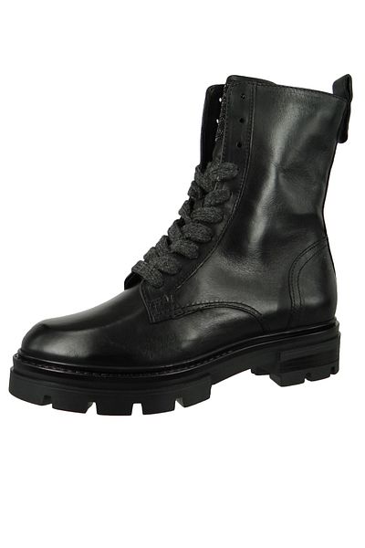 Mjus Weiblich Stiefel Kaltf., Schnuer Sportb Schwarz