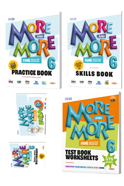 Kurmay ELT More More 6. Sınıf Englısh Practıce And Fenomen Test Book